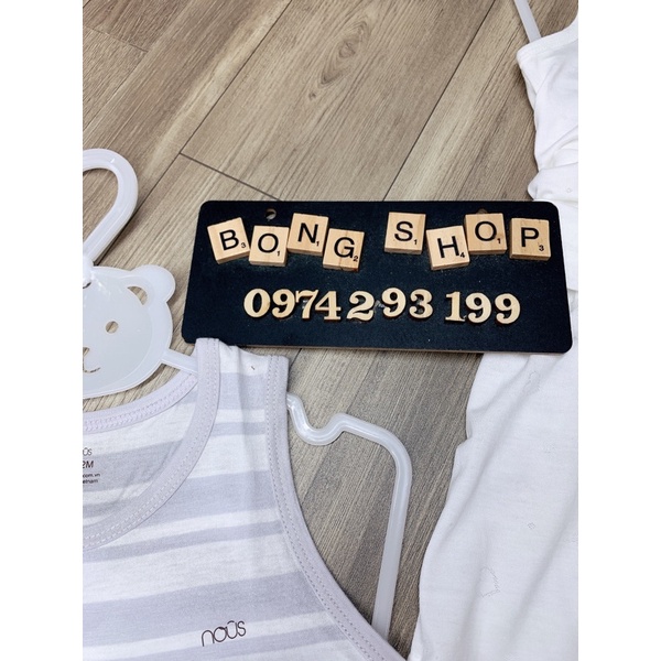 NUOS Bộ ba lỗ bé trai/bé gái (sale)