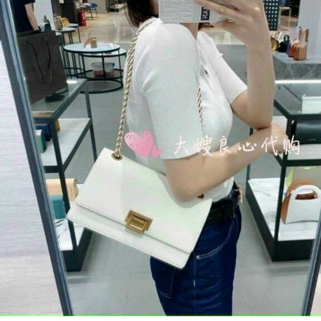 [ friship 50k] Túi cnk dây xích túi xách nữ đeo chéo hộp da mềm phong cách trẻ trung