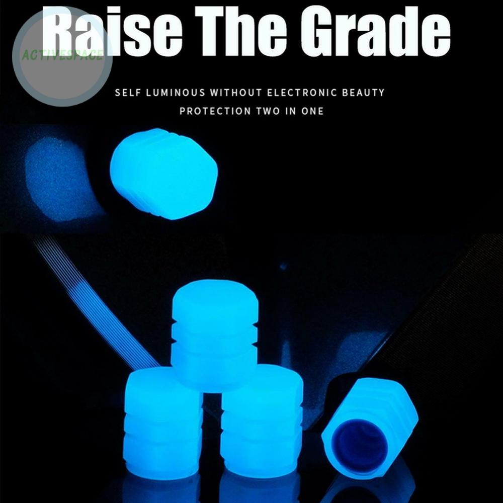 SUV/Car Tire Valve Auto Fluorescent Tyre Valves 4/8/16 PCS Blue Universal