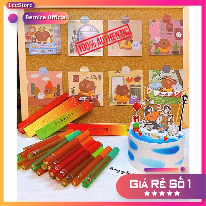 [Chính hãng] Son kem lì Bernice phiên bản 2021 tặng kèm mask môi