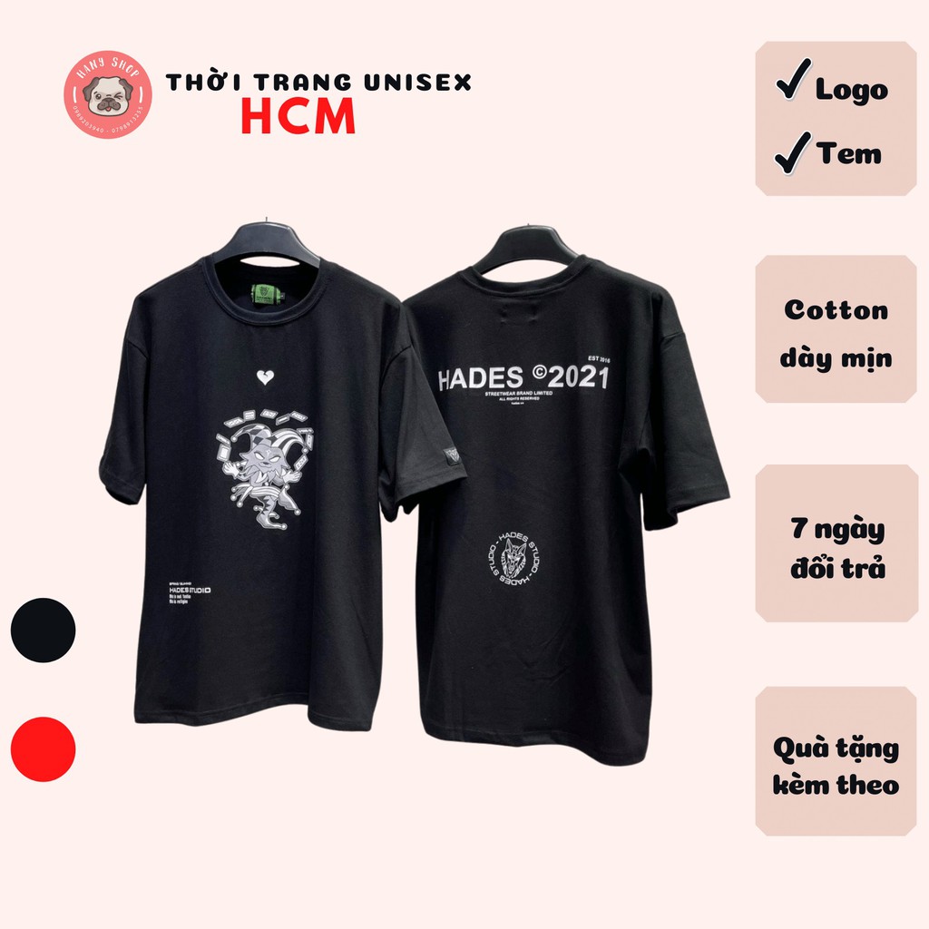 Áo thun Hades Joker - Áo thun oversize nam nữ AL73