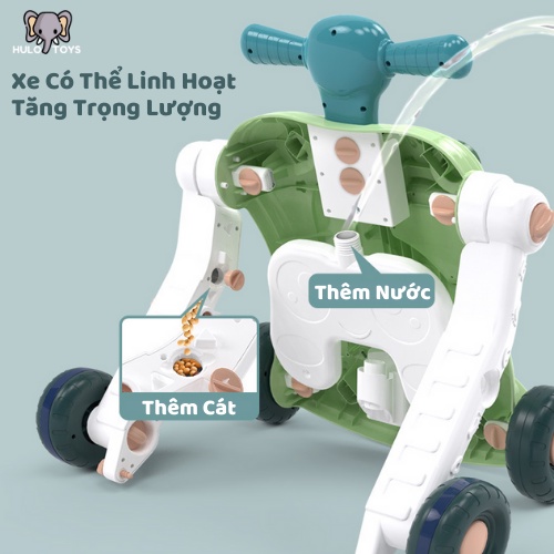 Xe Tập Đi Hulo Toys Cho Bé 6 Trong 1 Khóa Bánh An Toàn, Đồ Chơi Tập Đi, Nhiều Màu Sắc, Giải Trí, Cho Bé