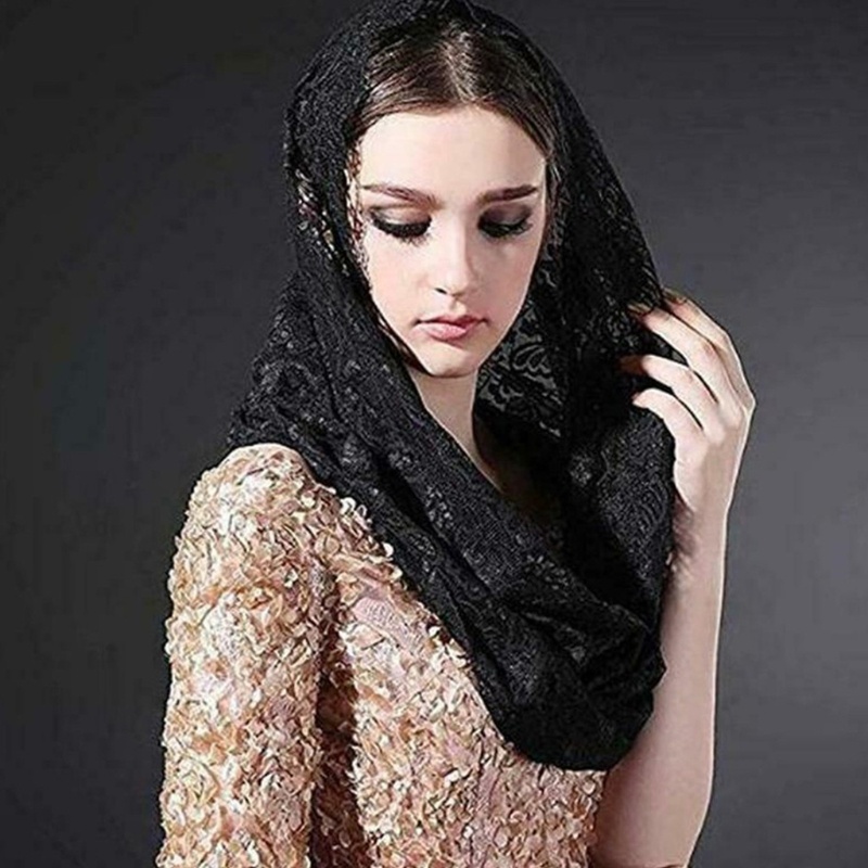 Mạng Che Mặt Thêu Hoa La Tinh Viền Ren Che Phủ Đầu Cho Sự Lựa Chọn Và Bap