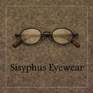 1868 Kim Loại Nhỏ Khung Tròn Cận Thị Kính Có Thể Phù Hợp Với Độ Nam Hợp Thời Trang Mặt Trơn Retro Thời Gian Wenqing Mắt Đen Nữ Nhật Bản Phiên Bản Hàn Quốc