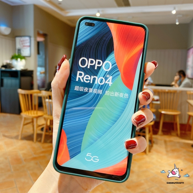 Ốp Điện Thoại Chống Sốc Viền Màu Cho Oppo Reno4 Reno 4f A93 F17Pro Reno4 Lite | BigBuy360 - bigbuy360.vn