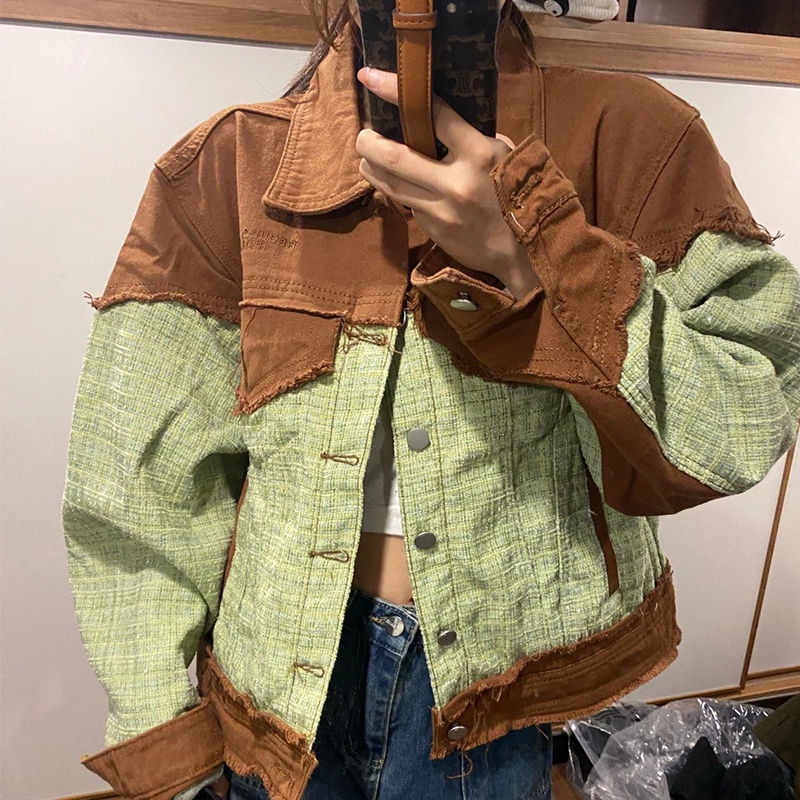 Áo Khoác denim Thời Trang Cá Tính Cho Nữ