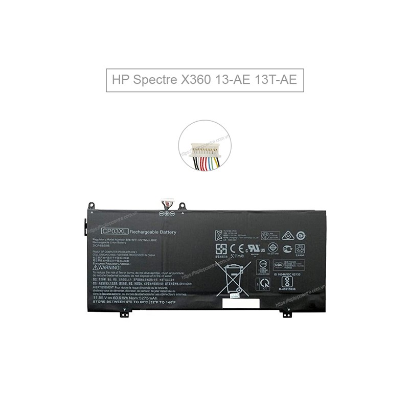 Pin laptop HP Spectre X360 13AE 13T-AE