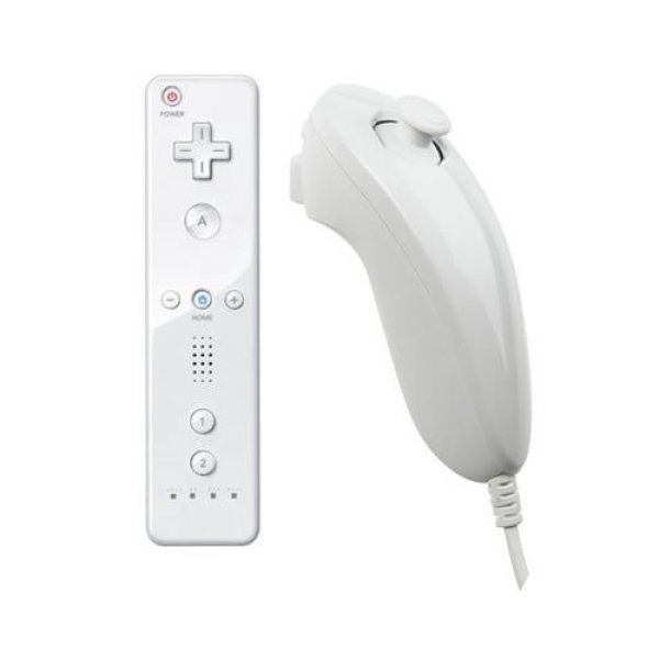 Promotion:wii Remote Controller and Nunchuk Nunchuck Controller Combo Set Bundle for Nintendo Wii 
