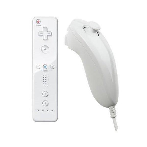 Pz-Promotion:wii Remote Controller and Nunchuk Nunchuck Controller Combo Set Bundle for Nintendo Wii