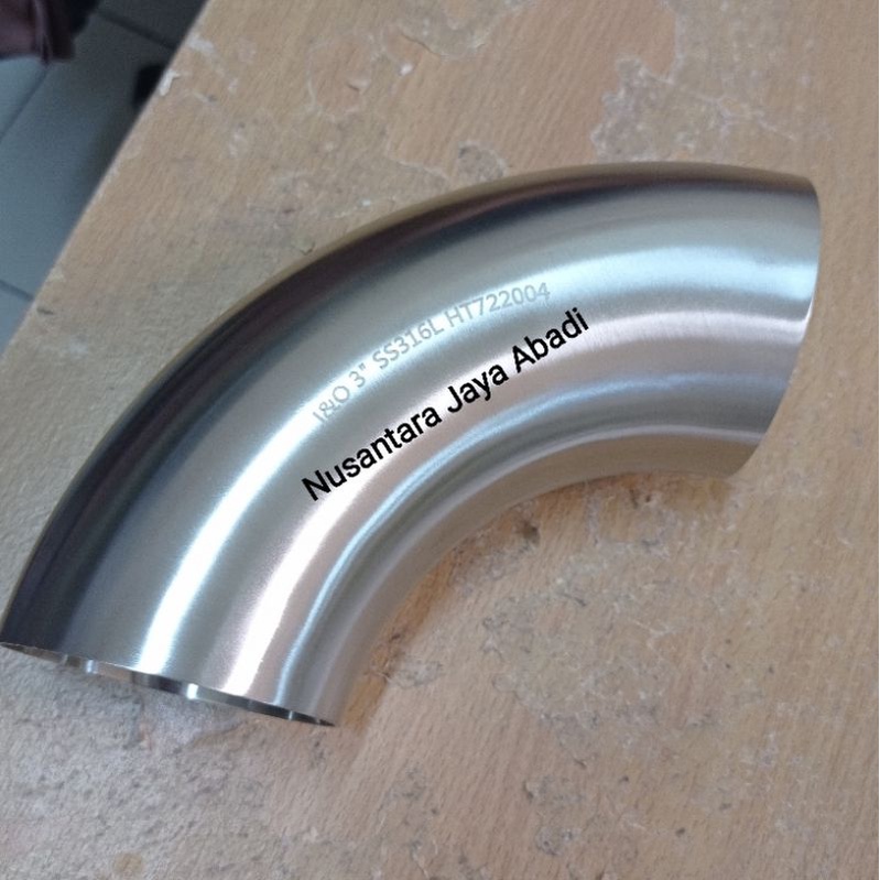 Băng Vệ Sinh Khuỷu Tay 316 L 3 "Inch 76.2Mm Chuyên Dụng