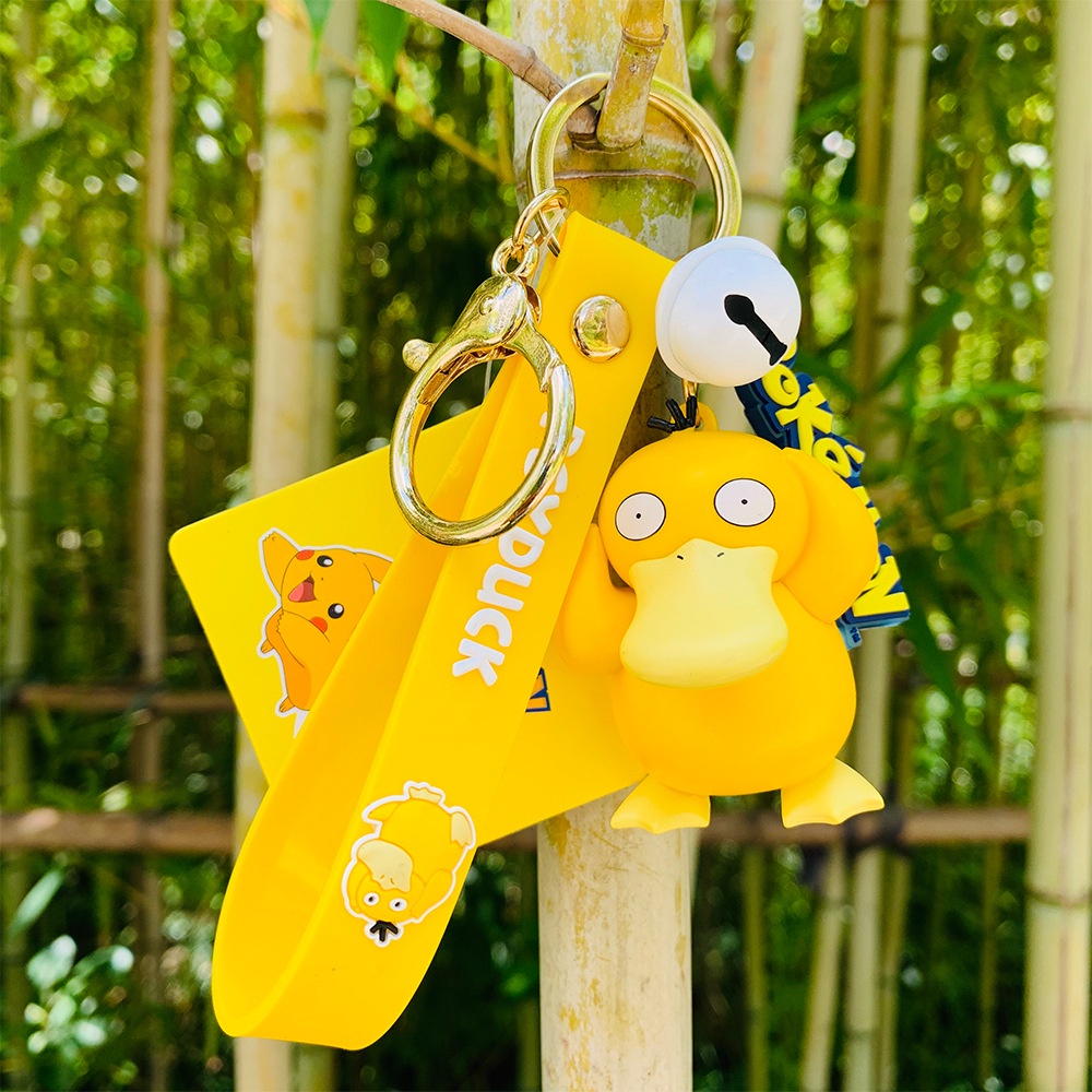 Móc khoá Pokemon xịn sò dễ thương- hàng Trung nội địa cao cấp - Pikachu Psyduck Charmander Squirtle Bulbasaur Jigglypuff