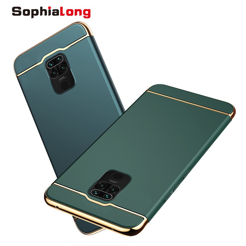 Ốp điện thoại PC cứng siêu mỏng bằng 3 trong 1 cho Xiaomi redmi note 9 9s pro max redmi 10x 4g 5g