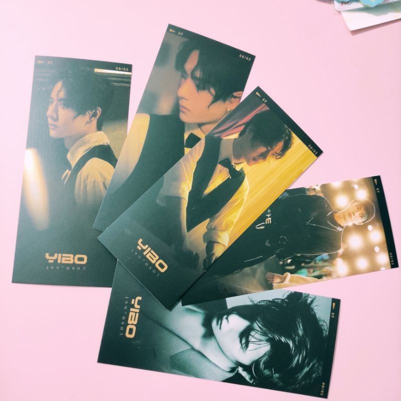 Set 5 bookmark Tiêu Chiến thẻ kẹp đánh dấu sách Vương Nhất Bác N05