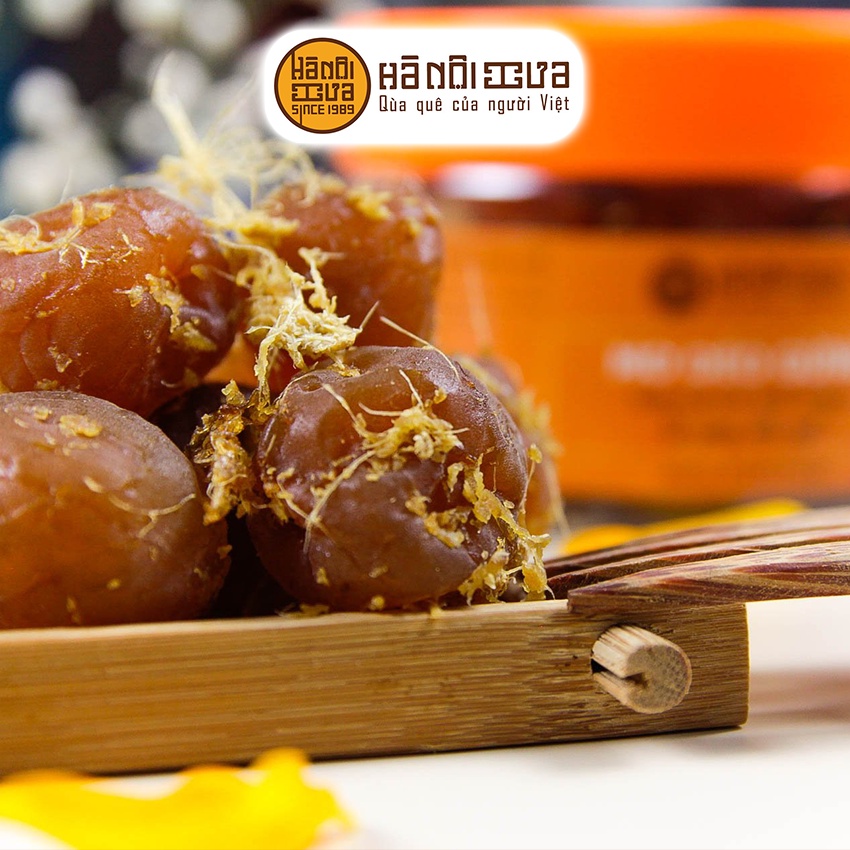 Ô mai xí muội Mơ dẻo gừng Hà Nội Xưa vị gừng dẻo ngọt, đảm bảo vệ sinh chất lượng - hộp 180g 250g