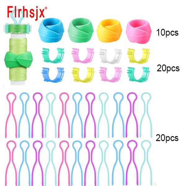 Set 50 Kẹp Quấn Chỉ Nhiều Màu Tiện Lợi