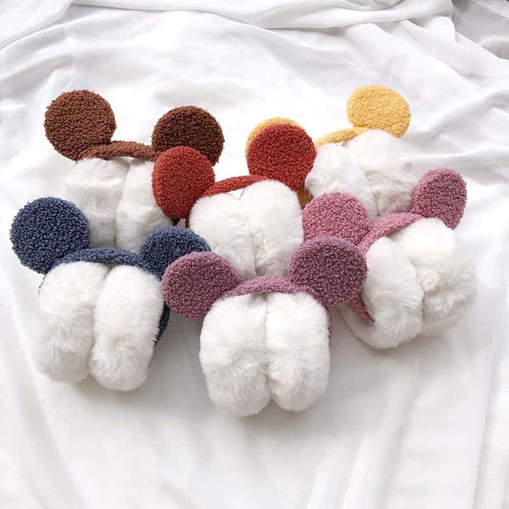 Bông Chụp Tai Giữ Ấm Mùa Đông Thiết Kế Dễ Thương Cho Bé