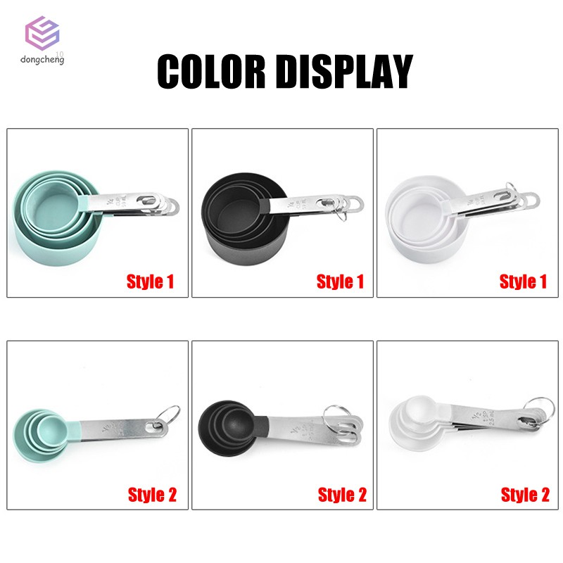 Bộ 4 Muỗng Đo Lường Bằng Thép Không Gỉ