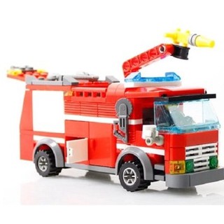 (RẺ VÔ ĐỊCH) Xe Đồ Chơi Lắp Ráp Xe Cứu Hoả 206 PCS