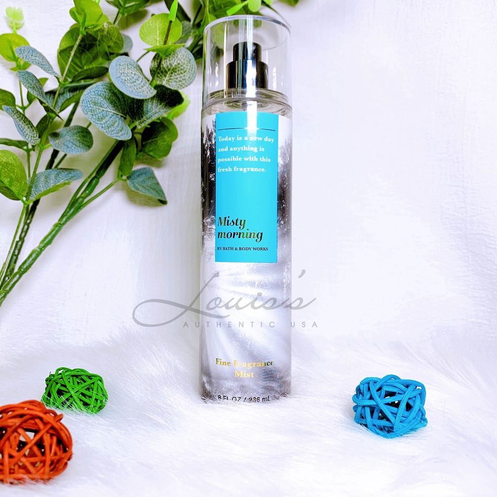 MISTY MORNING  - Body mist / Xịt thơm toàn thân Bath & Body Works Mỹ