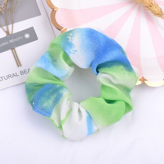 Cột tóc Scrunchies vải mix màu