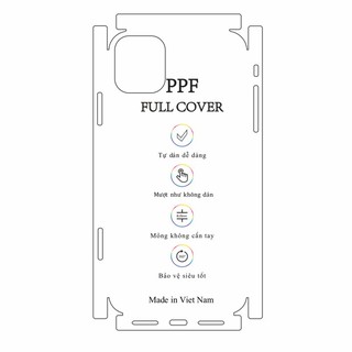 Dán dẻo ppf iphone 11 mặt sau và viền