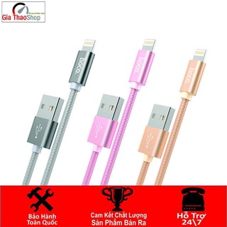Cáp sạc nhanh iphone hoco x2- sạc nhanh iphone, ipad- hoco x2 lightning- chính hãng