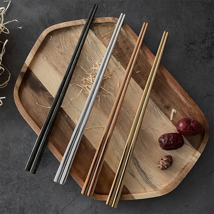 Bộ Đũa Inox 304 Chopstick Thép Không Gỉ Chất Lượng Cao Nhà Hàng