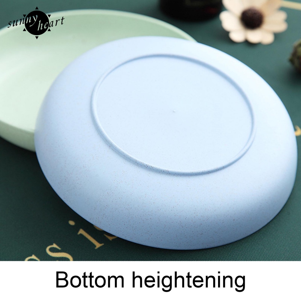 Đĩa Nhựa Tròn Màu Trơn Hình Trái Tim