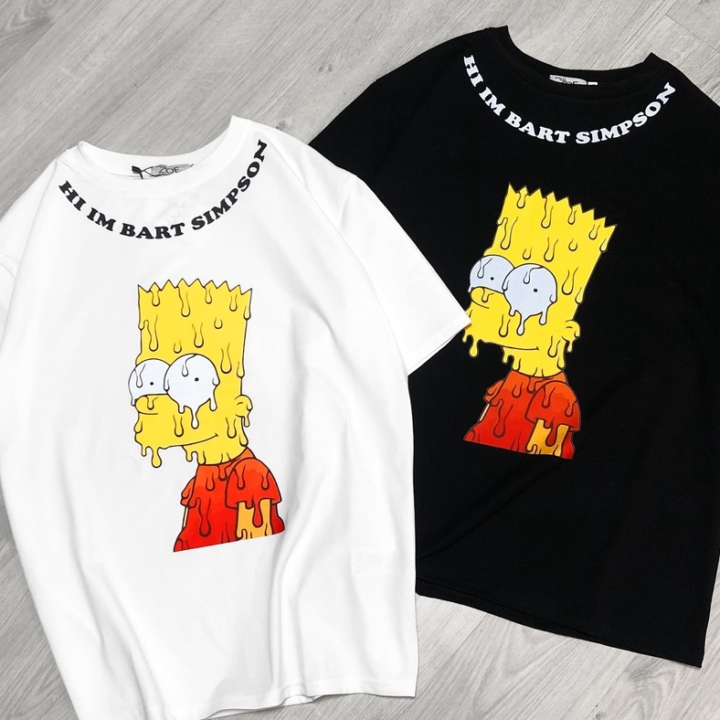 Áo thun Simpson, áo phông tay lỡ nam nữ unisex, ZOEclothing