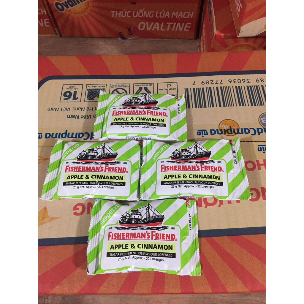 KẸO CAY CON TÀU FISHERMAN'S FRIEND ĐỦ VỊ - XUẤT XỨ MALAYSIA - Hàng chính hãng DKSH Việt Nam