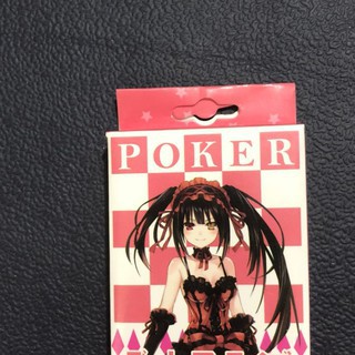 Bộ bài tây poker GINTAMA Linh Hồn Bạc tú lơ khơ 52 lá khác nhau hộp ảnh in hình anime manga