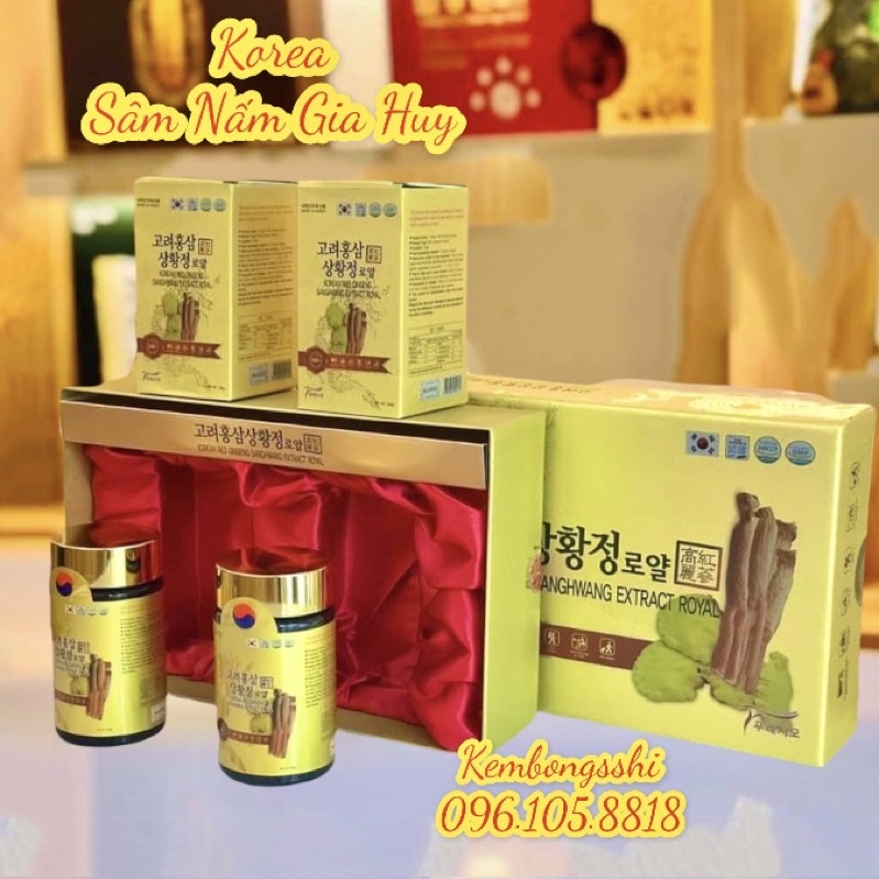 [HÀNG MỚI VỀ] Cao Hồng Sâm Nấm Thượng Hoàng CAO CẤP Hàn Quốc