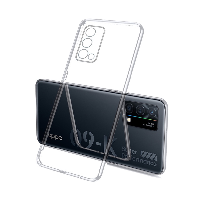 Ốp Điện Thoại Tpu Dẻo Trong Suốt Siêu Mỏng Bảo Vệ Camera Cho Oppo Reno6 4g Reno6 Z K9 A74 4g A74 A54 5g A93S F19