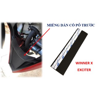 Miếng dán che chắn bùn cổ pô xe