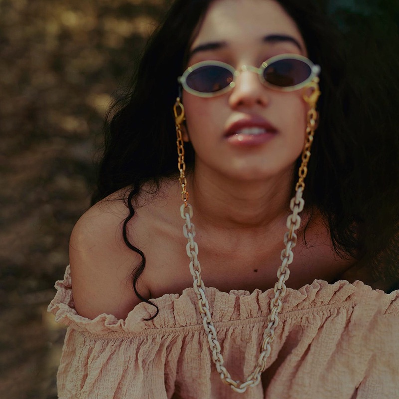 Dây Đeo Mắt Kính Đính Hạt Ngọc Trai Phong Cách INS 30 Kiểu Cho Nữ