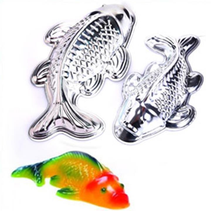 Bộ 2 Khuôn Rau Câu, Bánh Trung Thu Hình Cá Chép Cao Cấp - BX0916