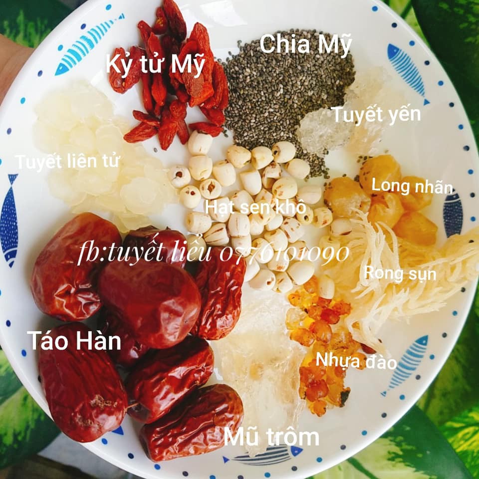 Set chè dưỡng nhan cho cả nhà