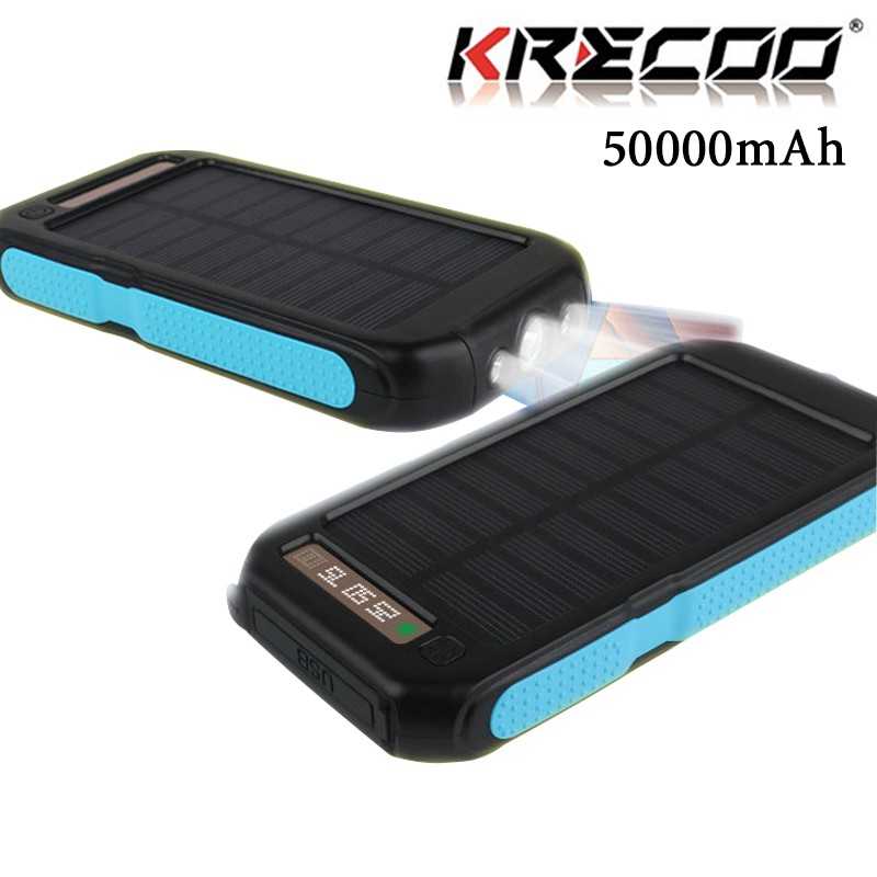 Sạc Dự Phòng Krecoo 50000mah Cổng Micro-usb/type-c Chất Lượng Cao