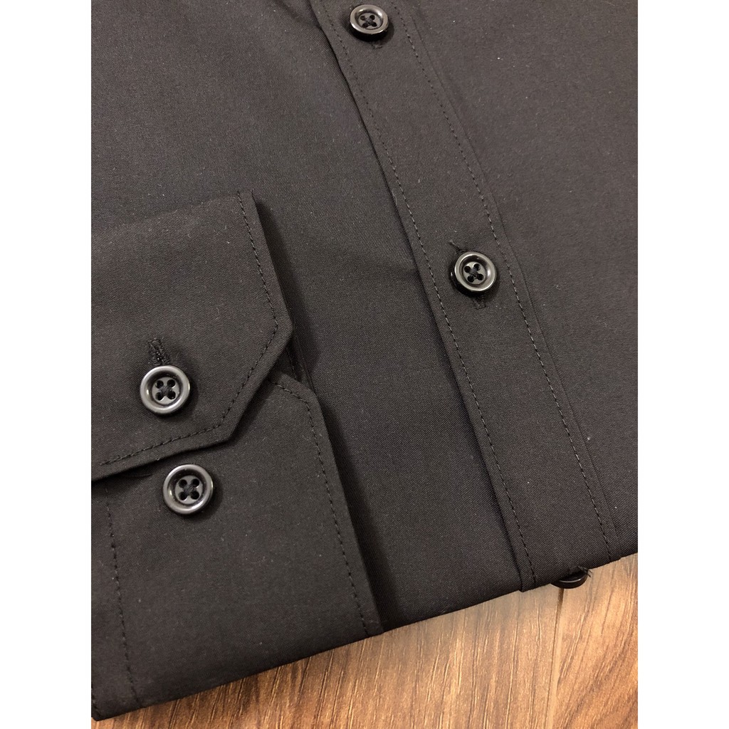 [Hàng cao cấp] Áo sơ mi nam đen dài tay cao cấp VNXK | BigBuy360 - bigbuy360.vn