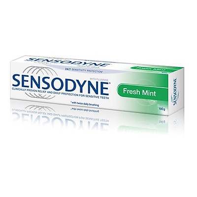 [COMBO 5 TUÝT - TẶNG BÀN CHẢI ] Kem đánh răng sensodyne chính hãng - chống ê buốt, sénodyne thái lan 160g