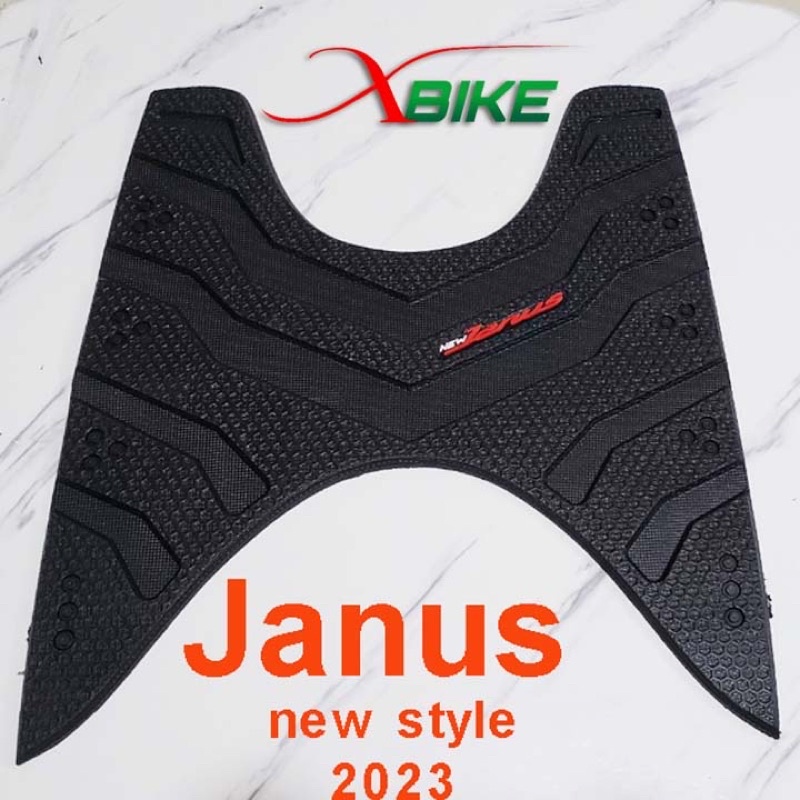 THẢM CAO SU LÓT CHÂN XE JANUS- ĐEN DÀY