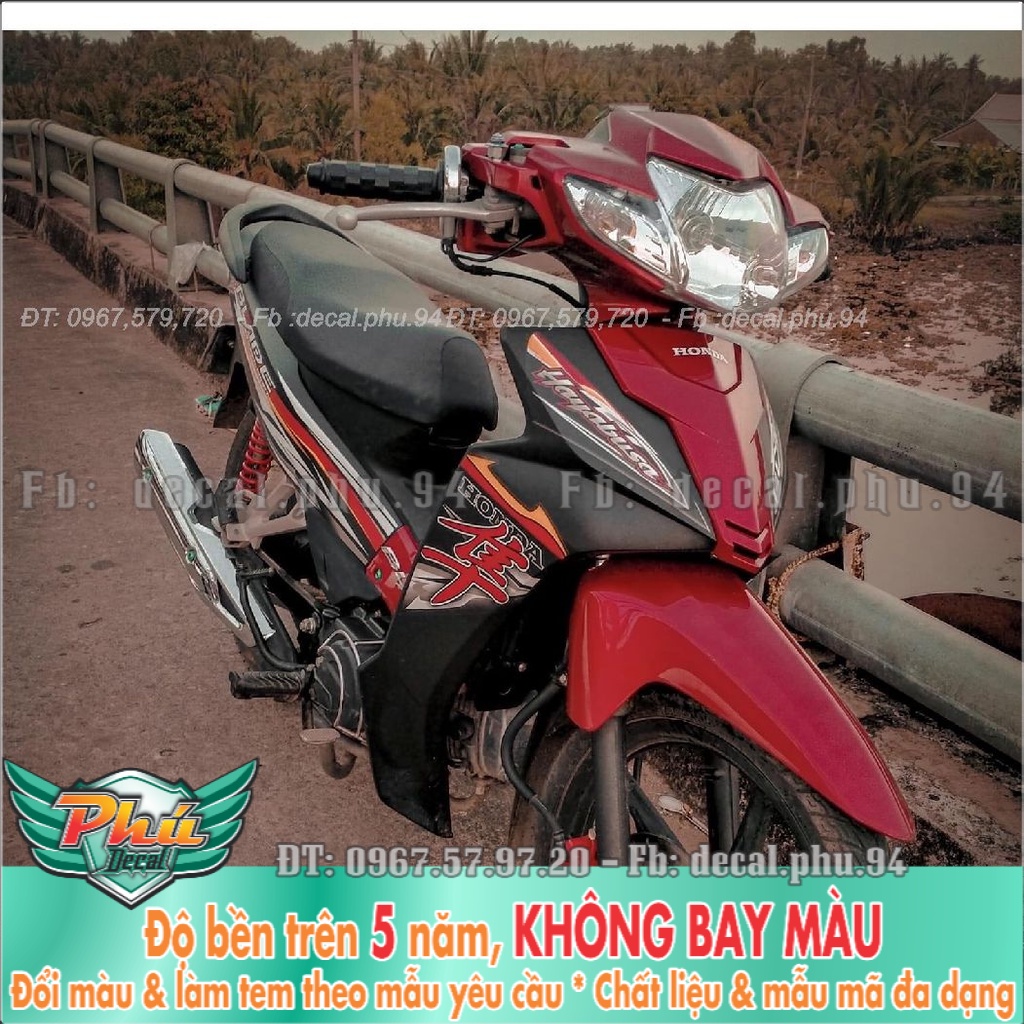 Tem Rời Blade đỏ đen hayabusa (K) -1