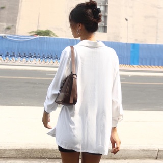 Áo Sơmi Lụa Trắng White Shirt | FLANH
