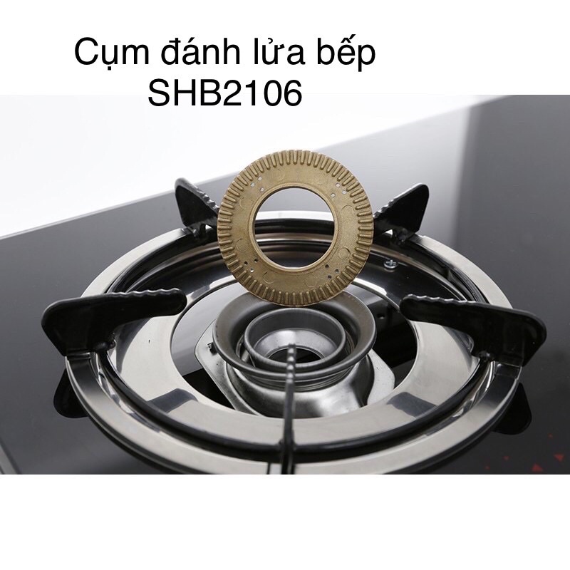 Bếp gas đôi dương kính Sunhouse SHB2106