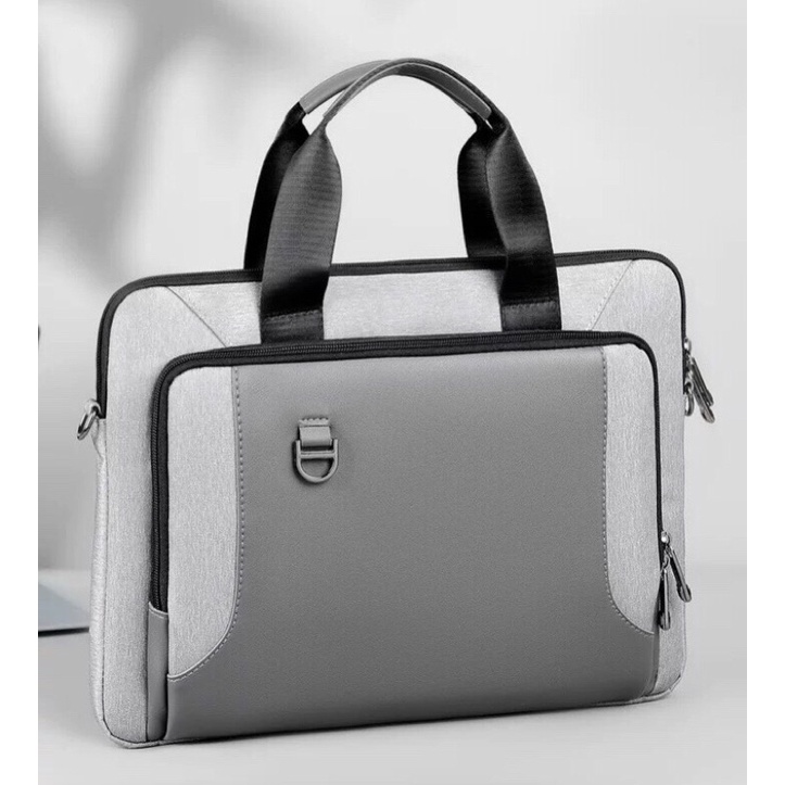 Túi chống sốc Laptop / Macbook cao cấp 13,3 14 15,6 inch ST06 II Bao Da Đựng Máy Tính Nam Nữ 001