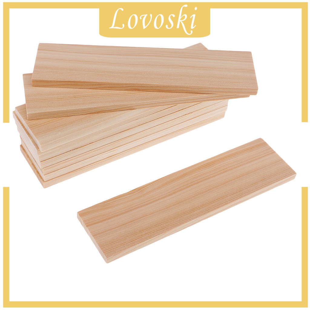 Set 10 Tấm Gỗ Thông Trắng Dùng Làm Đồ Thủ Công DIY