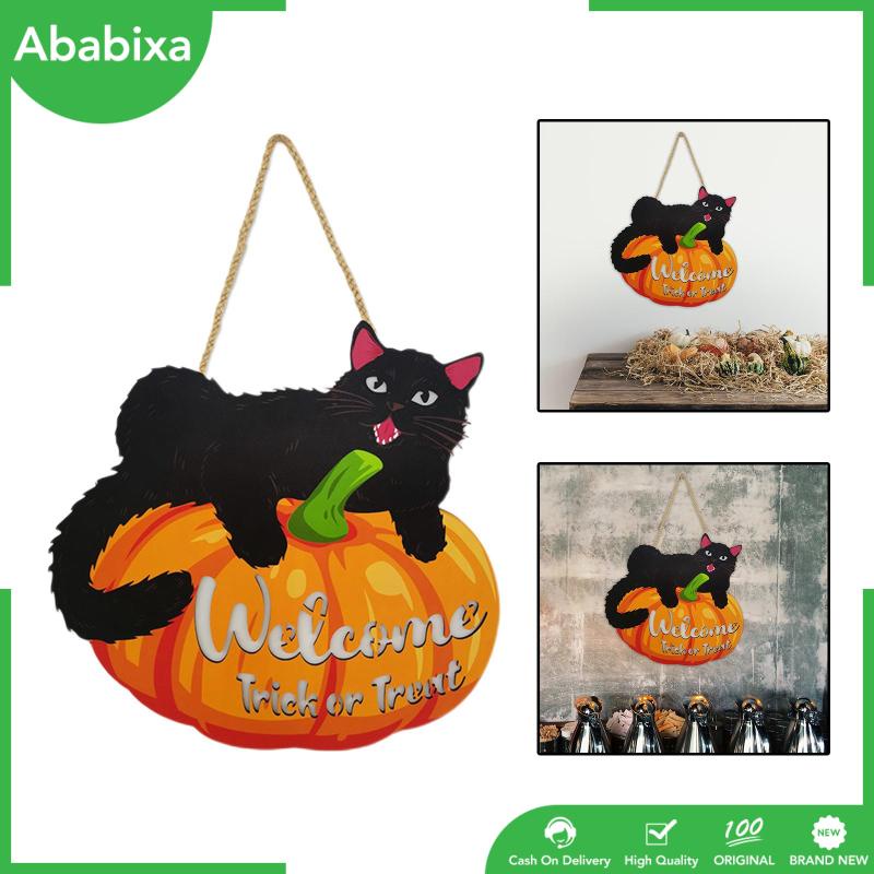 Bảng Gỗ Treo Trang Trí Chủ Đề Halloween Độc Đáo