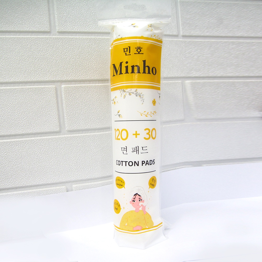 Bông Tẩy Trang Nhật Bản Minho bông Cotton 150 miếng