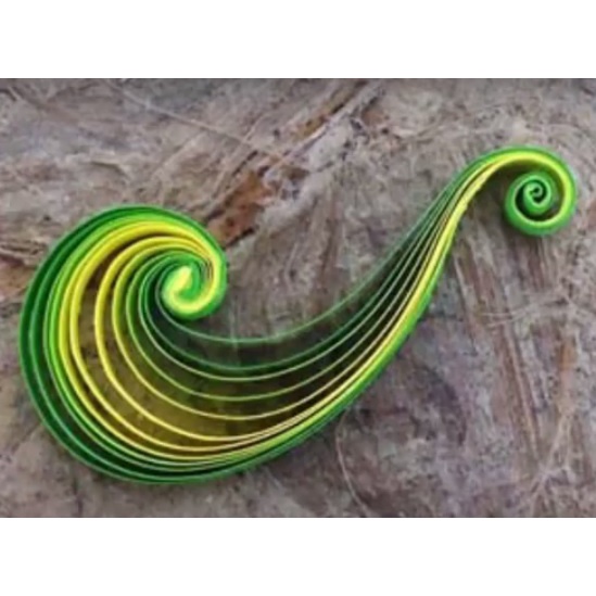 Cây cuốn quilling thân nhựa PVC rãnh rộng 1,5mm