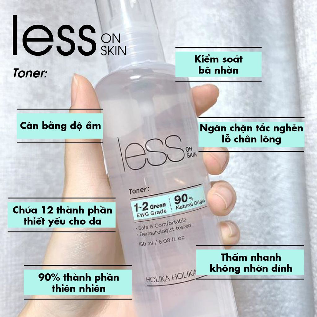 Nước tẩy trang Holika Holika Less On Skin Micellar Cleansing Water 500ml | BigBuy360 - bigbuy360.vn